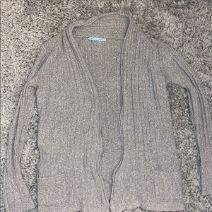 Grey chunky cardigan
